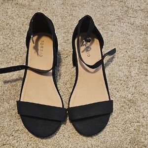 Torrid Ankle Strap Block Heel WIDE WIDTH